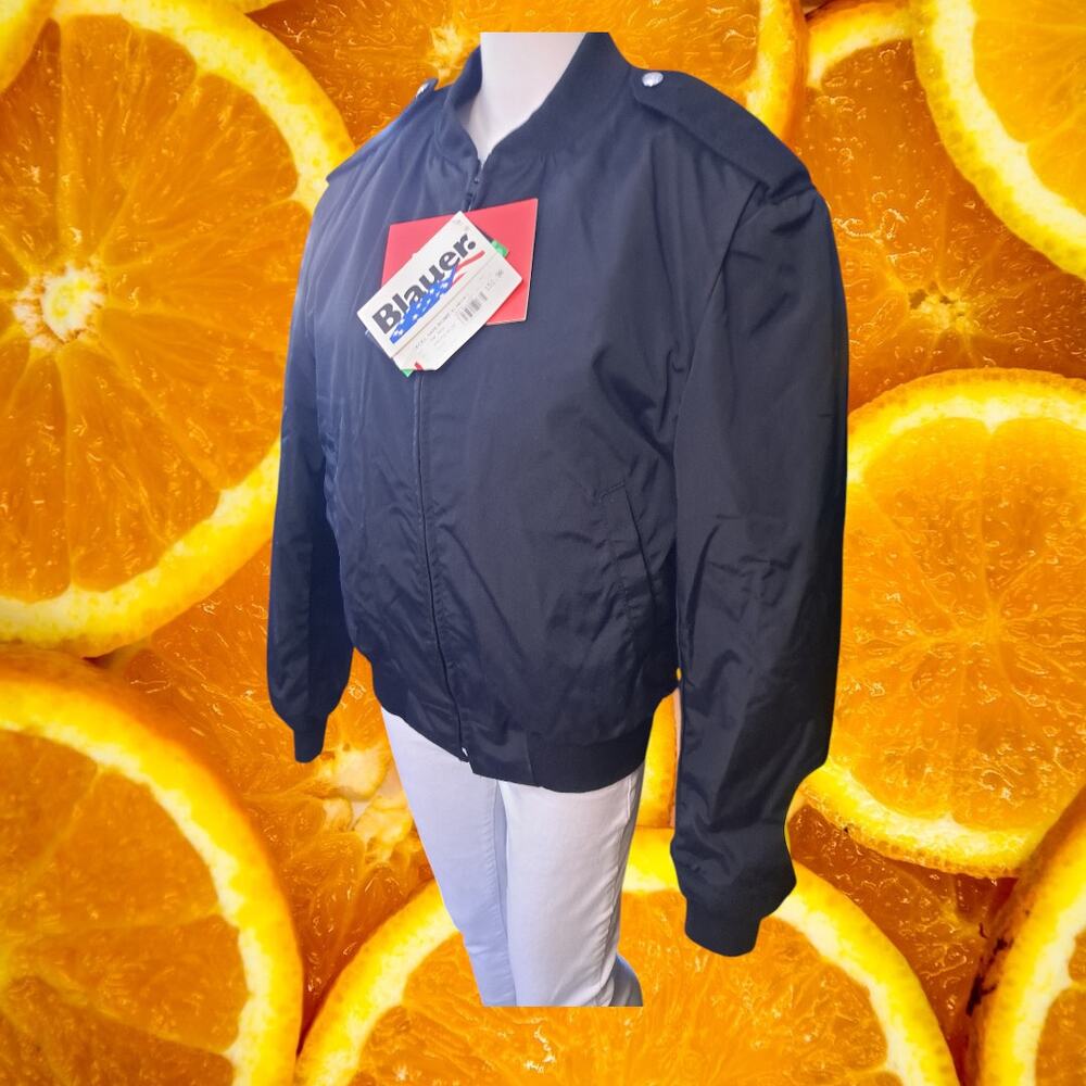 NWT Blauer Excel Police Blue Thermolite Jacket‎ with Zip in Lining Size Small